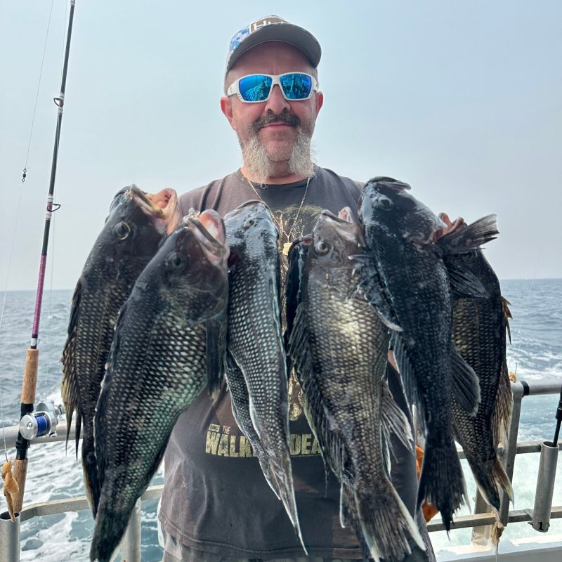 a man holding a fish